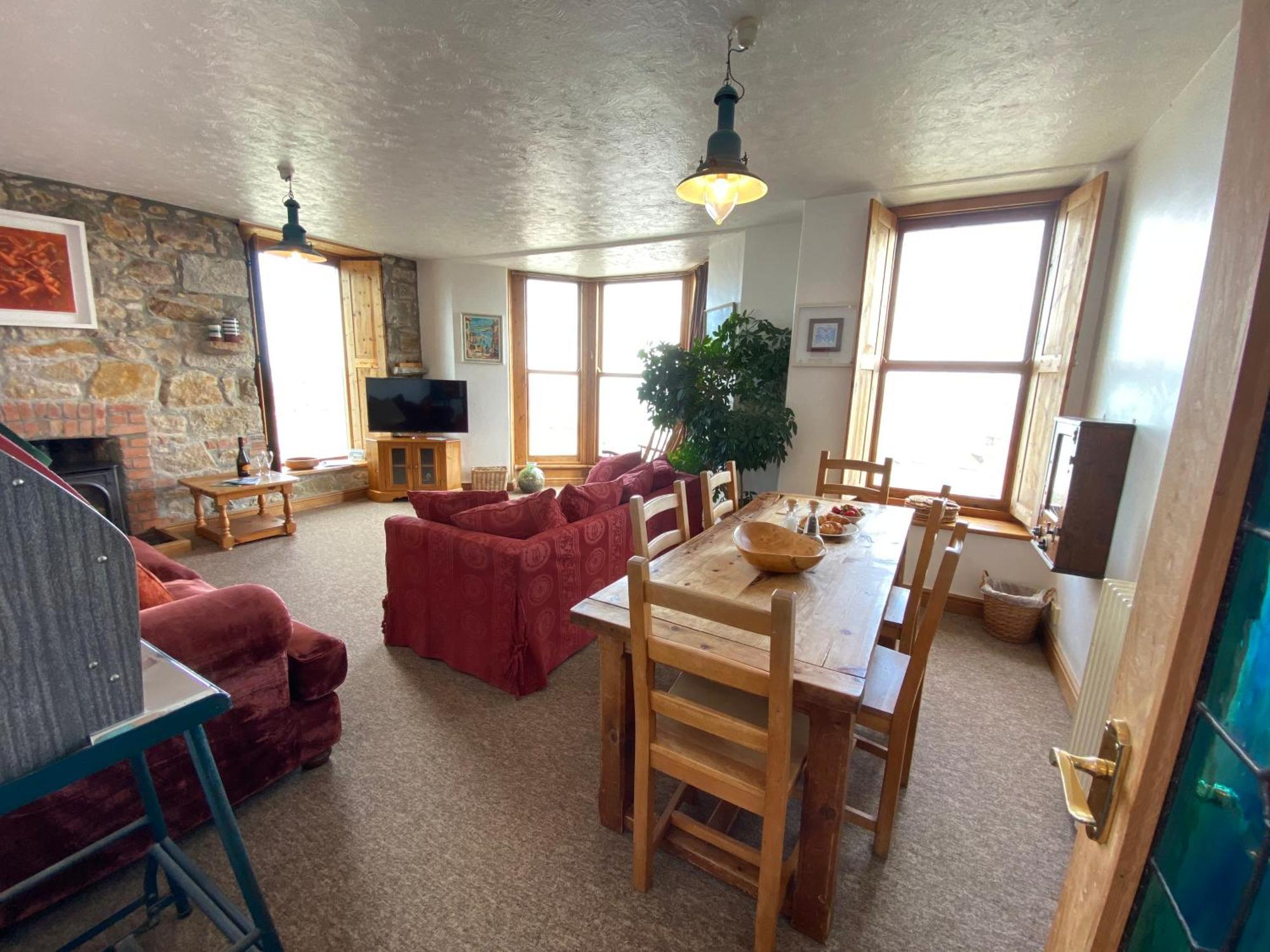 Huer'S Watch A Beautifully Presented Private Apartment With Far Reaching Views Over St Ives Harbour And Bay And Free Onsite Parking For Larger Groups Book Along With Our Connecting Two Sister Apartments Dış mekan fotoğraf